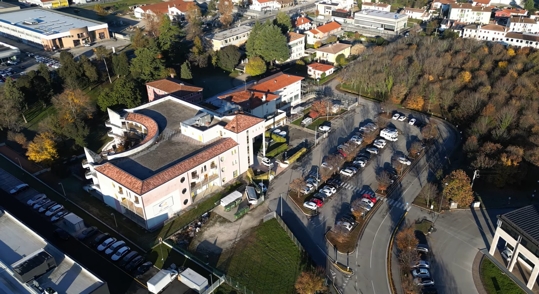 Panoramica aerea sede casa Marani